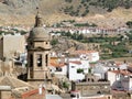 Spanish church tower in Loja Royalty Free Stock Photo