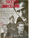 Spanish civil war. Book on the events of Barcelona, May 1937.
