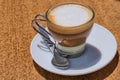 Cortado leche leche, a Spanish coffee on Canary Islands with sweetened condensed milk