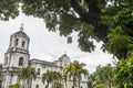 Cebu Metropolitan Cathedral surrounded by trees,Cebu City,Cebu,The Philippines