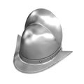 Spanish Comb Morion Helmet Isolated Illustration On White Background