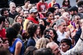 Spanish community in Belgium protesting against Spanish Monarchy