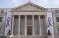 Spanish Congress of Deputies Building, Madrid, Spain Royalty Free Stock Photo