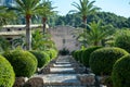 Spanish country house with stairs