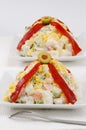 Spanish Cuisine. Russian salad. Ensaladilla rusa.