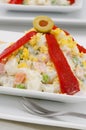 Spanish Cuisine. Russian salad. Ensaladilla rusa.