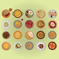 spanish cuisine set. Vector illustration decorative design