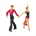 Spanish dance Paso Doble Royalty Free Stock Photo