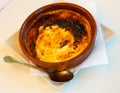 Spanish dessert Crema catalana Royalty Free Stock Photo