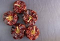 Spanish dried ÃÂ±ora nyora pepper Royalty Free Stock Photo
