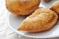 Spanish empanadillas, small meat or tuna pies Royalty Free Stock Photo