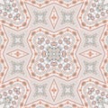 Spanish endless ornament graphic design. Damask geometric texture. Carpet print in ethnic style. Royalty Free Stock Photo