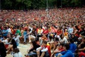 Spanish fans during the FIFA Soccer World Cup