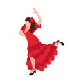 Spanish Female Dancer Composition