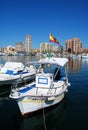 Spanish fishing boat, Fuengirola. Royalty Free Stock Photo