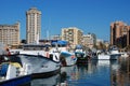 Spanish fishing boats, Fuengirola. Royalty Free Stock Photo