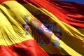 Spanish flag Royalty Free Stock Photo