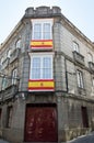Spanish flag Royalty Free Stock Photo