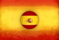 Spanish flag Royalty Free Stock Photo