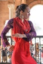 Spanish flamenco danser from Seville Royalty Free Stock Photo