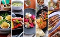 Spanish food collage Royalty Free Stock Photo