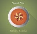 Spanish Food: `Salmorejo Cordobes`