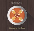 Spanish Food: `Salmorejo Cordobes`.