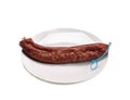 Spanish Fouette sausage Royalty Free Stock Photo