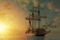 Spanish galleon Royalty Free Stock Photo