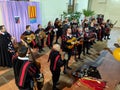 Spanish group of male student musicians called La Tuna