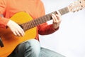 Spanish guitar man Royalty Free Stock Photo