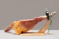 Spanish ham. Jamon Serrano Royalty Free Stock Photo