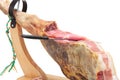 Spanish ham. Jamon Serrano Royalty Free Stock Photo