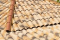 Spanish House Home Roof Tiles, Shingles Royalty Free Stock Photo