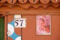 Spanish house number in Puerto de la Cruz