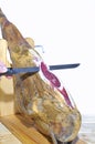 Spanish iberian ham. Royalty Free Stock Photo