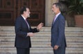 Spanish King and Prime minister summer Meeting