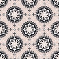 Spanish lace vector seamless pattern