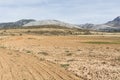 Spanish landscape in the morning Royalty Free Stock Photo