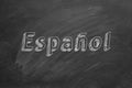 Spanish learning concept