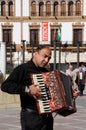 Piano Accordionist, Ronda, Spain.