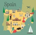 Spanish map