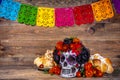 Dia de los muertos background