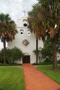 Spanish mission style church Royalty Free Stock Photo