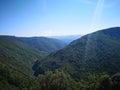 Spanish mountain horizon