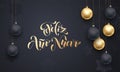 Spanish New Year Feliz Ano Nuevo decoration golden ornament greeting