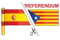 Spanish News. Independence Catalonia, the Estelada, Referendum of Catalonia