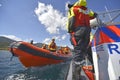 The Spanish ngo Proactiva Open Arms rescue team.
