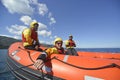 The Spanish ngo Proactiva Open Arms rescue team.