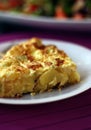 Spanish Omelette Close up Vertical